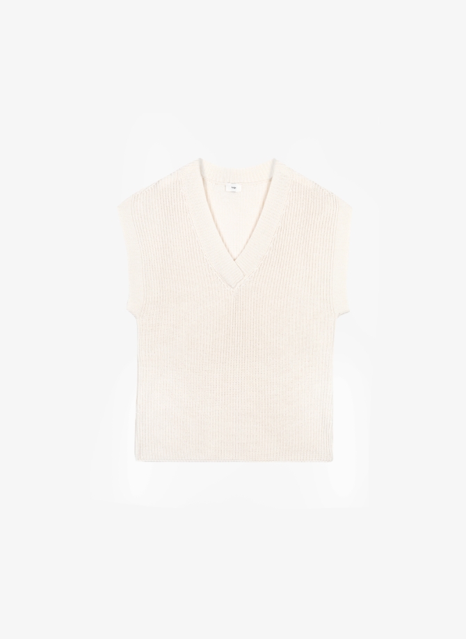 Sleeveless sweater LECYBELE