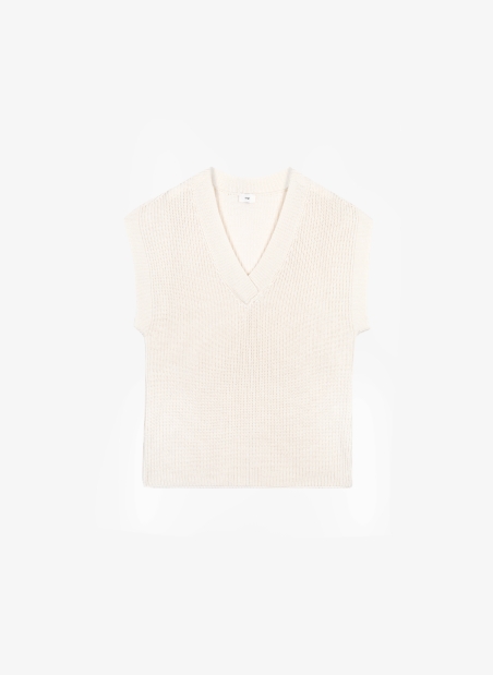 Sleeveless sweater LECYBELE