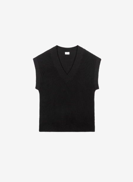 Sleeveless sweater LECYBELE