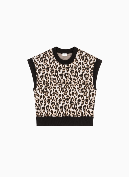 Sleeveless sweater LESAUVAGE