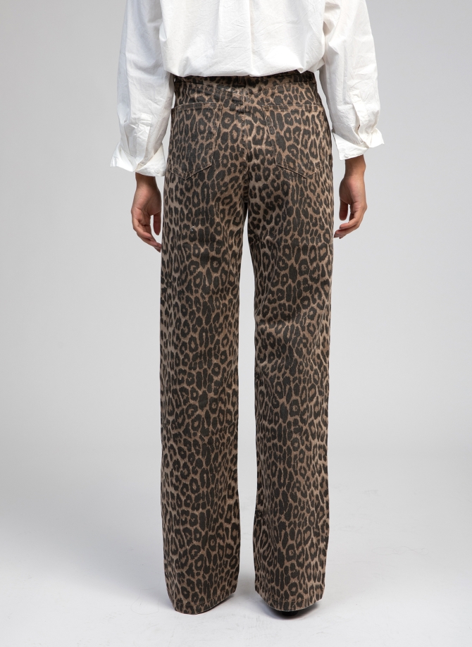 Leopard print pants PAOLA