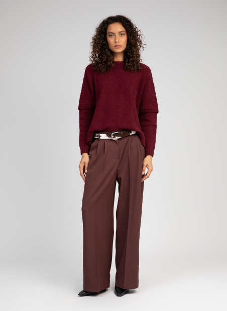 pleated elegant pants PEPINA