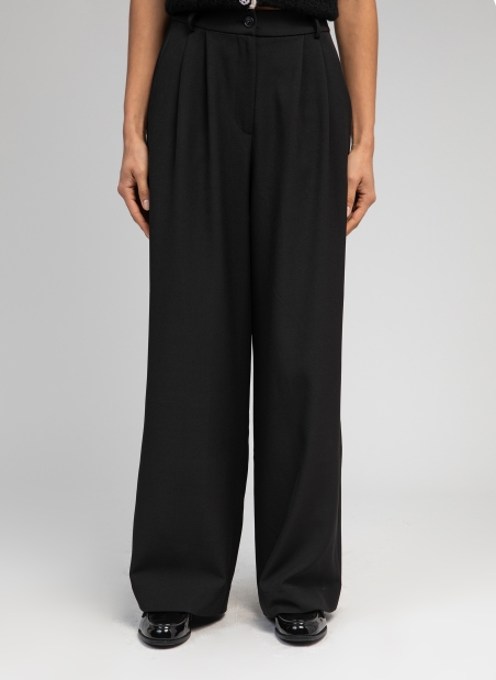 pleated elegant pants PEPINA