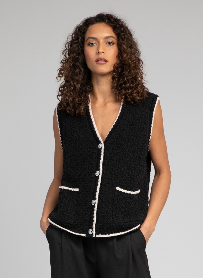 Cardigan sans manches VELAMY