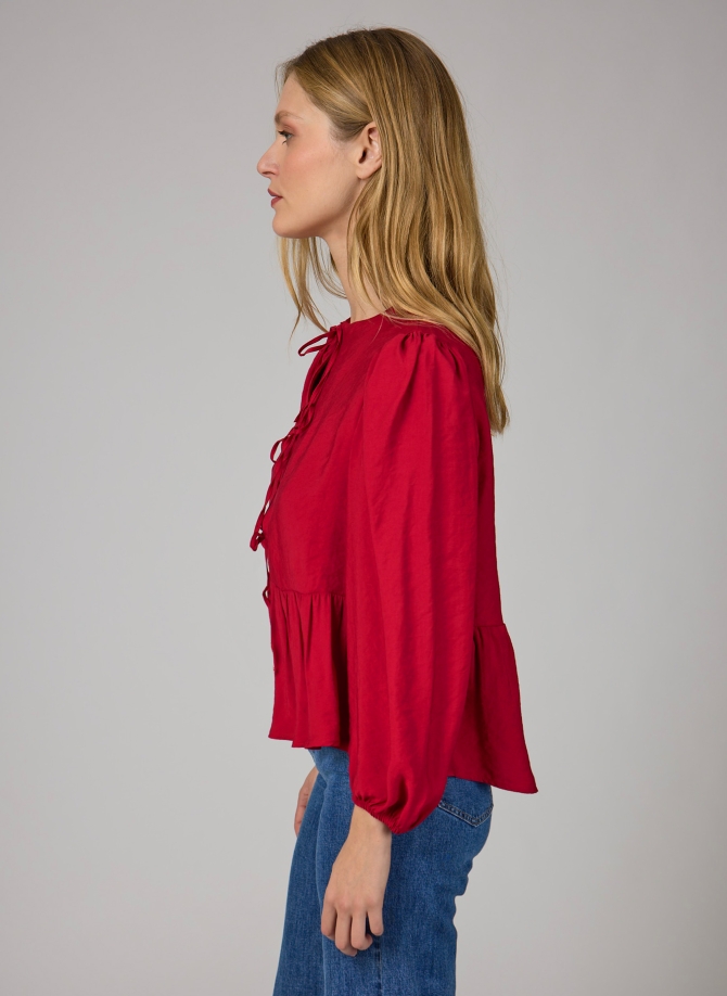 Tie-front blouse KANY