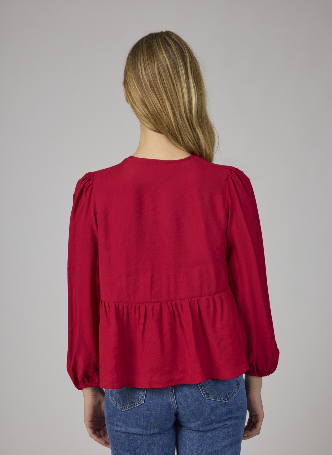 Tie-front blouse KANY