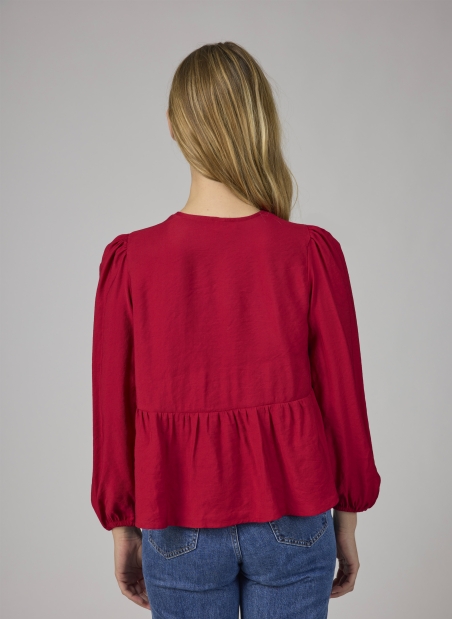 Tie-front blouse KANY