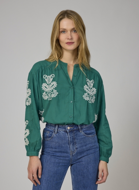 Embroidered blouse SOLINATO