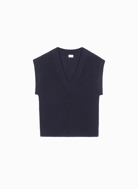 Sleeveless sweater LECYBELE