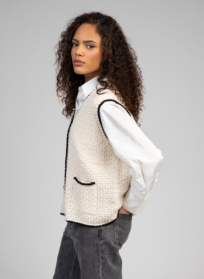 Cardigan sans manches VELAMY