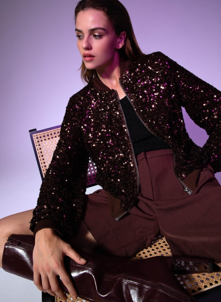 Blouson sequins HELMA